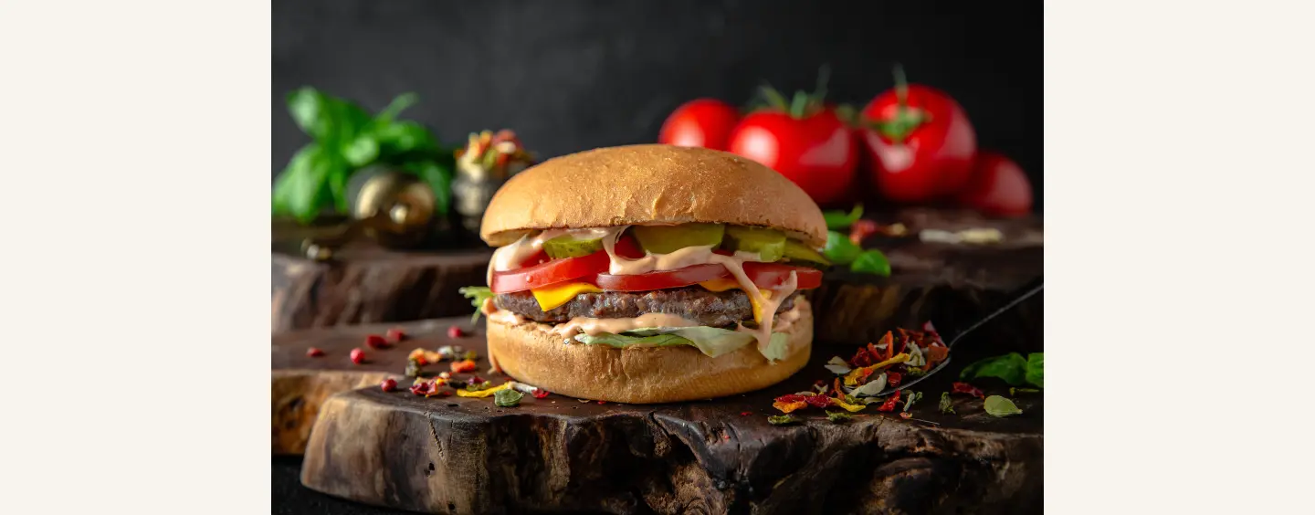 Burger delicios preparat acasă